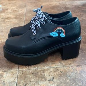 Dolls Kill shoes. Worn once has one scuff on it.